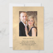 Geometrische Succulenten Herbarium Garden Wedding Kaart (Achterkant)