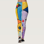 Geometrische symbolen Abstract #02 Leggings (Achterkant)