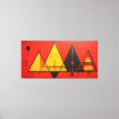 Geometrische symbolen Abstract #03. Canvas Afdruk (Voorkant)