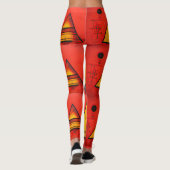 Geometrische symbolen Abstract #03. Leggings (Achterkant)