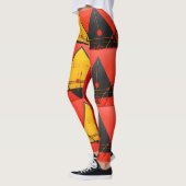 Geometrische symbolen Abstract #03. Leggings (Links)