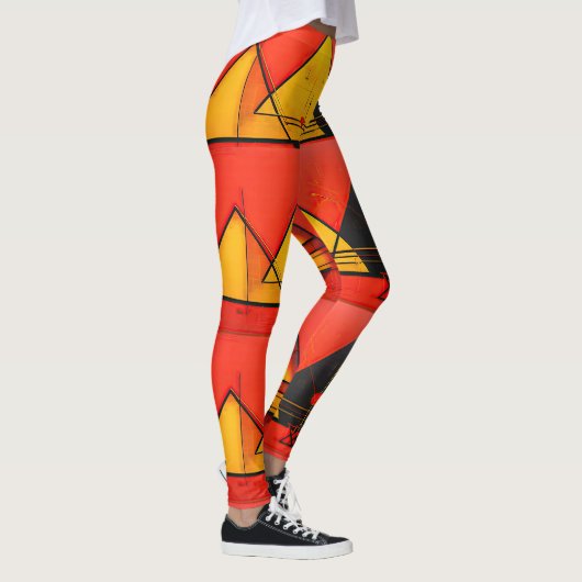 Geometrische symbolen Abstract #03. Leggings (Rechts)