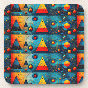 Geometrische symbolen Abstract #06. Bier Onderzetter