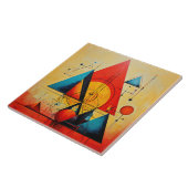 Geometrische symbolen Abstract #08 Tegeltje (Zijkant)