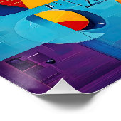 Geometrische symbolen Abstract #09 Perfect Poster (Hoek)