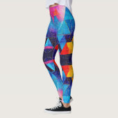 Geometrische symbolen Abstract #10 Leggings (Links)