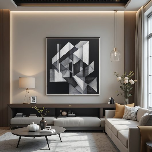 Geometrische Symfonie Canvas Afdruk