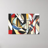 Geometrische symfonie perfecte harmonie canvas afdruk (Voorkant)