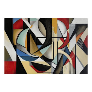 Geometrische symfonie perfecte harmonie perfect poster