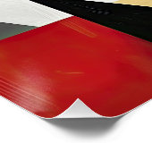 Geometrische symfonie perfecte harmonie perfect poster (Hoek)