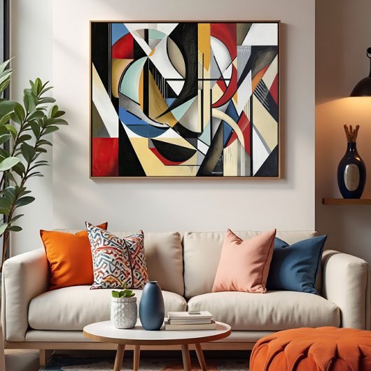 Geometrische symfonie perfecte harmonie poster