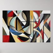 Geometrische symfonie perfecte harmonie poster (Voorkant)