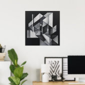 Geometrische Symfonie Poster (Thuiskantoor)
