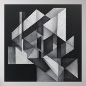 Geometrische Symfonie Poster (Voorkant)