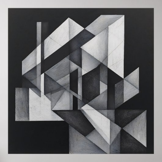 Geometrische Symfonie Poster (Voorkant)