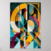 Geometrische Symfonie Poster (Voorkant)