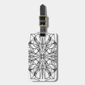 geometrische symmetrie bagagelabel (Voorkant verticaal)