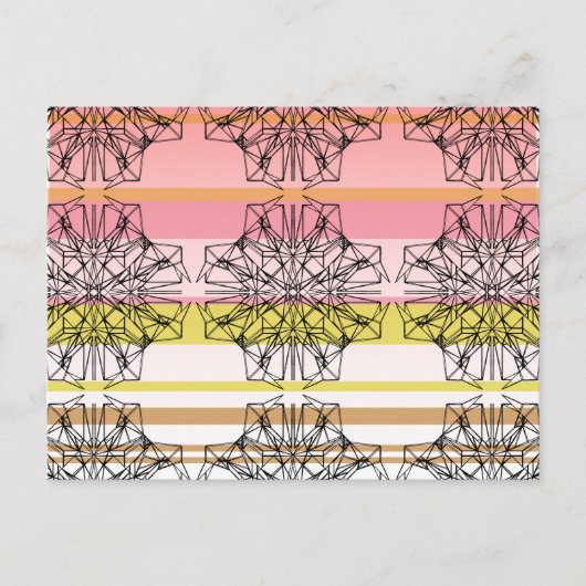 geometrische symmetrie briefkaart (Voorkant)