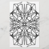 geometrische symmetrie briefpapier (Voorkant)