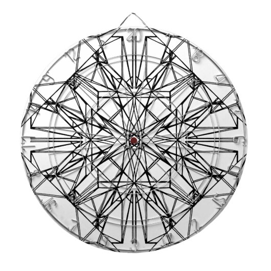 geometrische symmetrie dartbord (Voorkant)