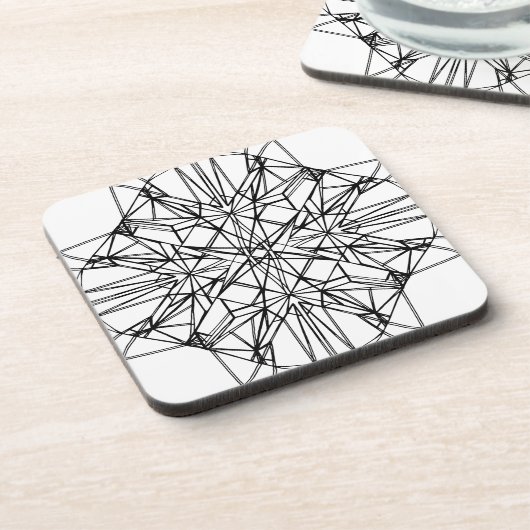 geometrische symmetrie drankjes onderzetter (Linkerzijde)