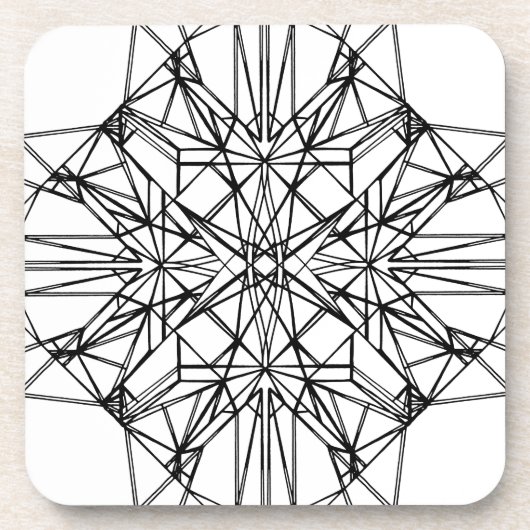 geometrische symmetrie drankjes onderzetter (Voorkant)
