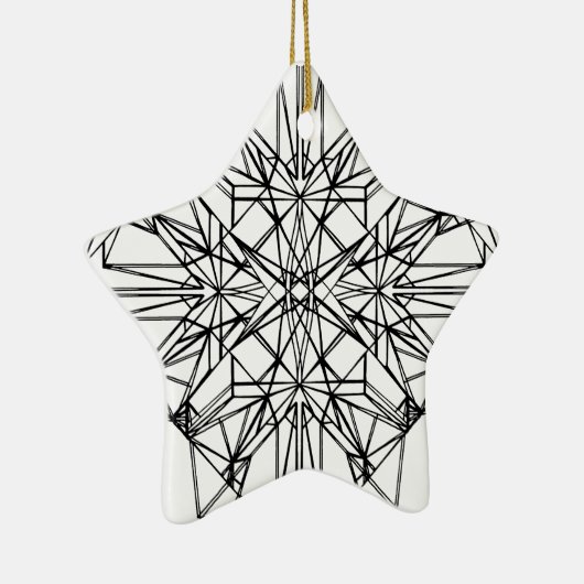 geometrische symmetrie keramisch ornament (Rechts)