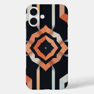 geometrische symmetrie telefoonhoes iPhone 16 plus hoesje