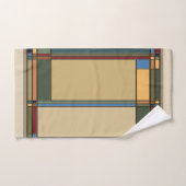 Geometrische tandheelkundige Herfst voor oude gekl Bad Handdoek (Handdoek)