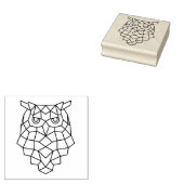 Geometrische tandwiel rubberstempel (Gestempeld)