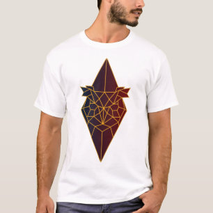 Geometrische tandwiel t-shirt