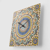 Geometrische tegel, Marokko Vierkante Klok (Hoek)