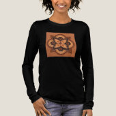 Geometrische tegel Tee-shirt Tri-Blend Shirt (Voorkant)