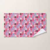 geometrische tegels bad handdoek (Handdoek)