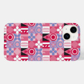 geometrische tegels Case-Mate iPhone case (Achterkant (horizontaal))