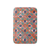 Geometrische tegels: etnische  achtergrond. badmat (Voorkant Verticaal)