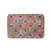 Geometrische tegels: etnische  achtergrond. badmat (Voorkant)