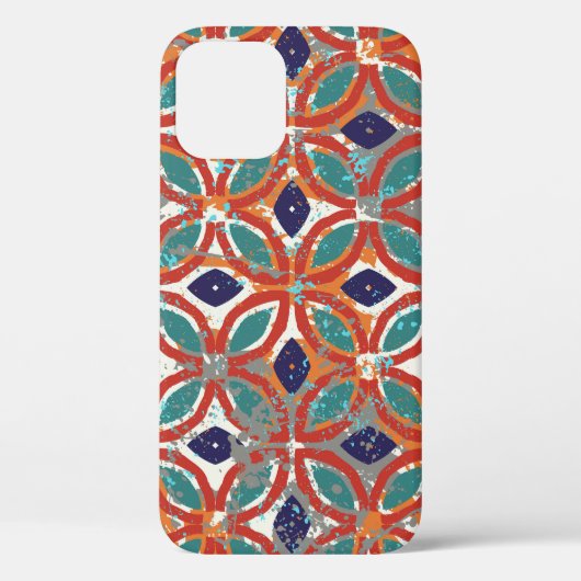 Geometrische tegels: etnische  achtergrond. Case-Mate iPhone case (Achterkant)
