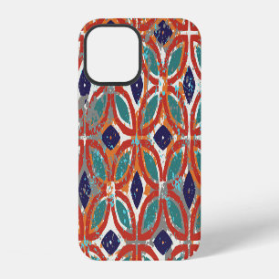 Geometrische tegels: etnische vintage achtergrond. iPhone 12 hoesje