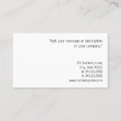 Geometrische tegels | Monogram Visitekaartje (Achterkant)