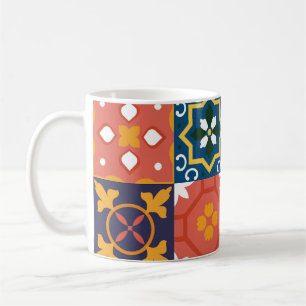 Geometrische Tegels Patroon Koffiemok