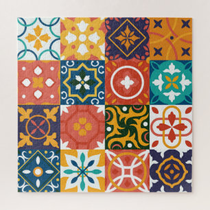 Geometrische Tegels Patroon Legpuzzel