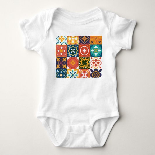 Geometrische  Tegels  Patroon Romper (Voorkant)