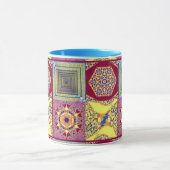 Geometrische Tegels van Azulejos met een CG-twist Mok (Midden)