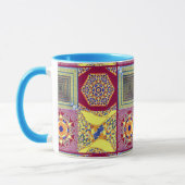 Geometrische Tegels van Azulejos met een CG-twist Mok (Links)