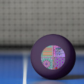 Geometrische Tegels van Azulejos met Vredesvogel Pingpongbal (Net)