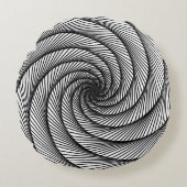 geometrische tekening ItalianFreaks Rond Kussen (Voorkant)