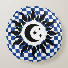 geometrische tekening ItalianFreaks Rond Kussen