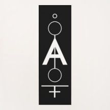 Geometrische tekening, monogrammed.