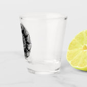 geometrische tekening shot glas (Rechts)